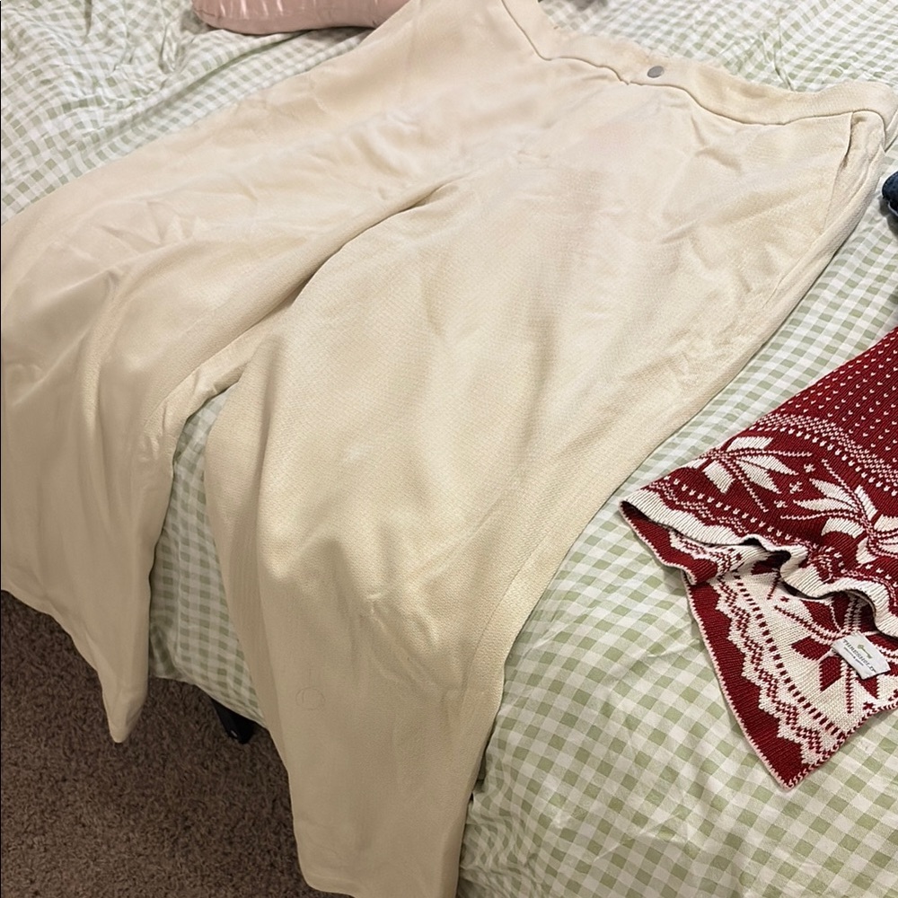 Cream Pants